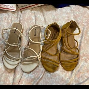 Two pairs Torrid Sandals